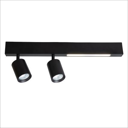 LED Bodové svítidlo MAGNET LED/5W/230V + 2xGU10/60W 3000/4000K černá