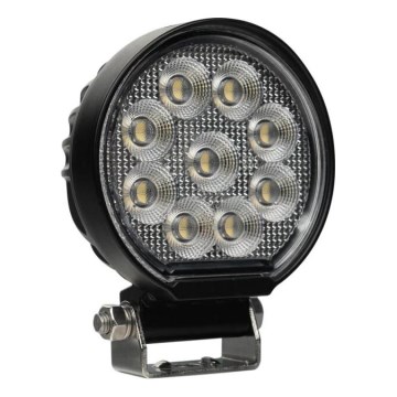 LED Bodové svítidlo pro automobil BLACK LED/36W/10-30V IP69 5700K kulatý