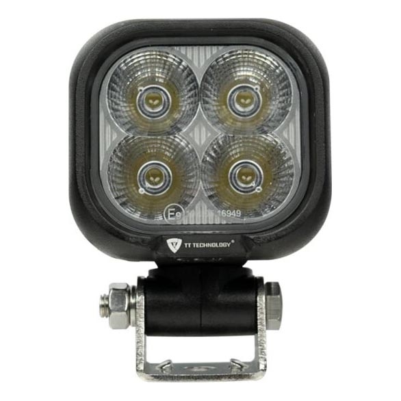 LED Bodové svítidlo pro automobil BLACK LED/40W/10-30V IP69 5700K hranatý