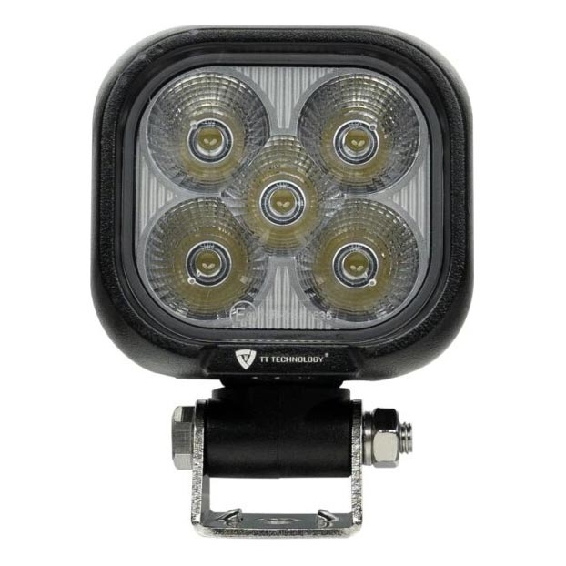LED Bodové svítidlo pro automobil BLACK LED/50W/10-30V IP69 5700K hranatý