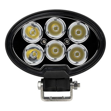 LED Bodové svítidlo pro automobil BLACK LED/60W/10-30V IP69 5700K oválný