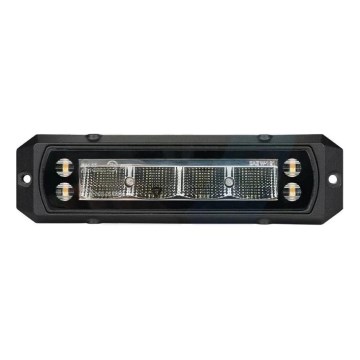 LED Bodové svítidlo pro automobil DUO BLACK LED/32W/9-36V IP69 6000K obdélníkový