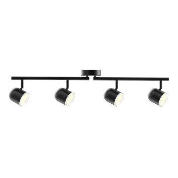 LED Bodové svítidlo RAWI 4xLED/4,2W/230V černá