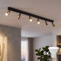 LED Bodové svítidlo TOP 6xGU10/10W/230V černá/zlatá