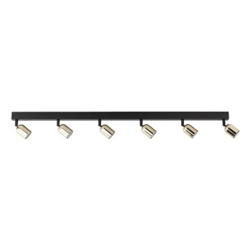 LED Bodové svítidlo TOP 6xGU10/10W/230V černá/zlatá