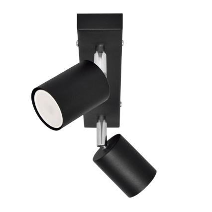 LED Bodové svítidlo TUNE 2xGU10/4,8W/230V černá