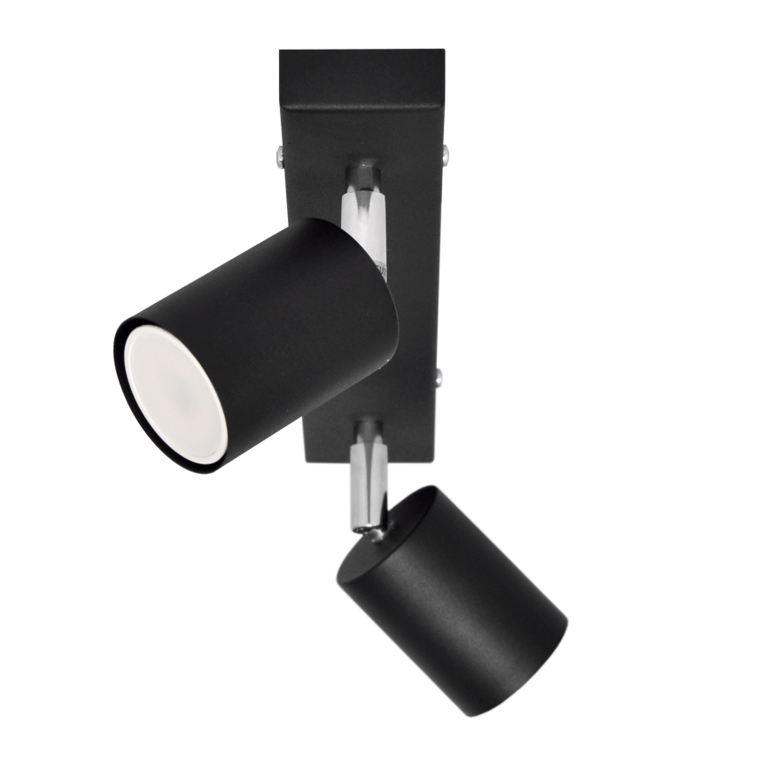 LED Bodové svítidlo TUNE 2xGU10/4,8W/230V černá
