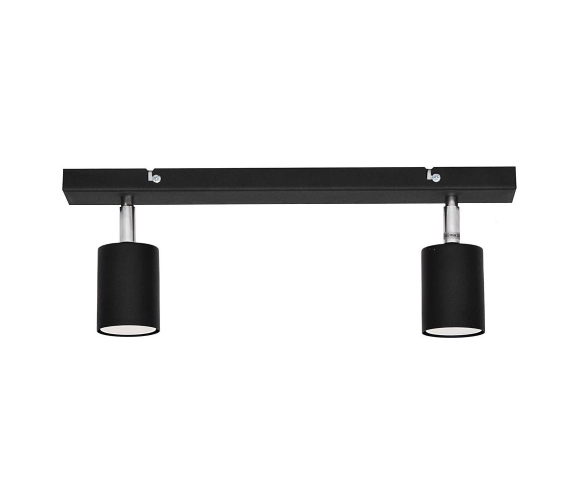 Helam LED Bodové svítidlo TUNE 2xGU10/6,5W/230V černá HE1399