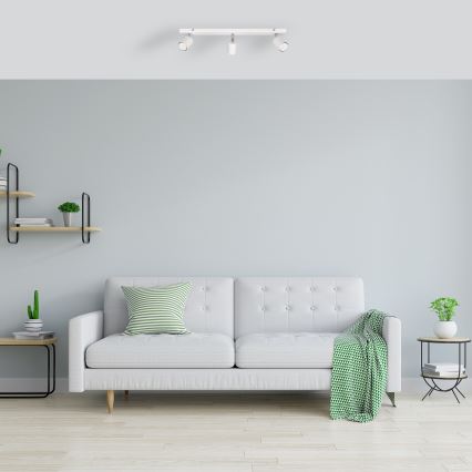 LED Bodové svítidlo TUNE 3xGU10/4,8W/230V bílá