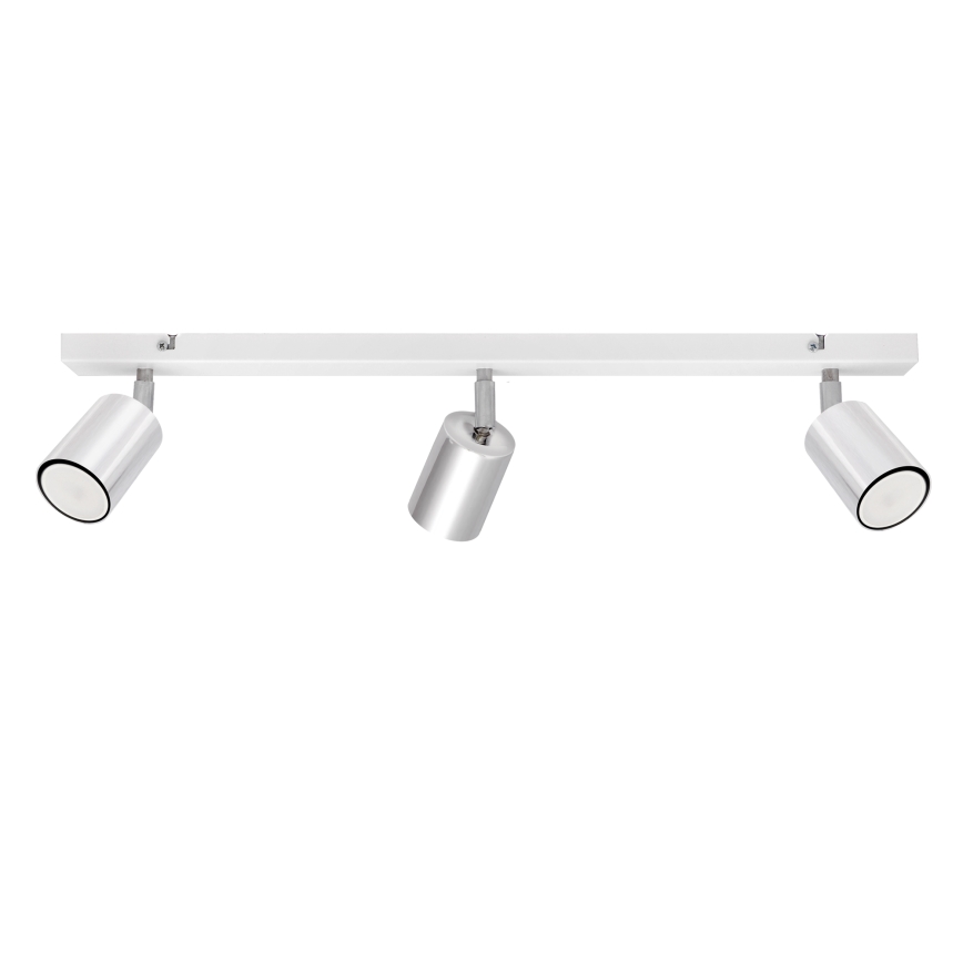 LED Bodové svítidlo TUNE 3xGU10/4,8W/230V matný chrom/bílá