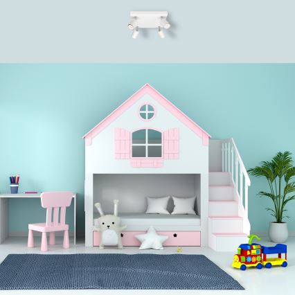 LED Bodové svítidlo TUNE 4xGU10/4,8W/230V bílá