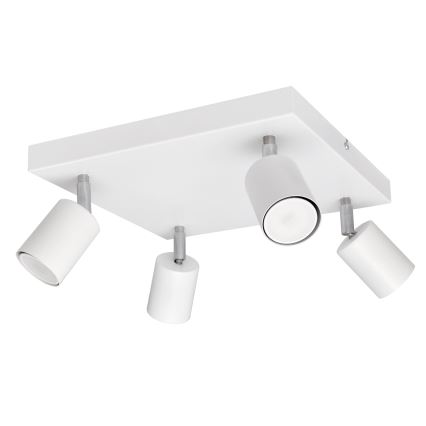 LED Bodové svítidlo TUNE 4xGU10/4,8W/230V bílá