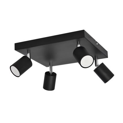 LED Bodové svítidlo TUNE 4xGU10/4,8W/230V černá