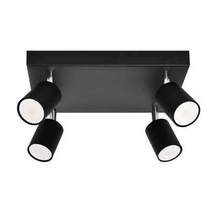 LED Bodové svítidlo TUNE 4xGU10/4,8W/230V černá