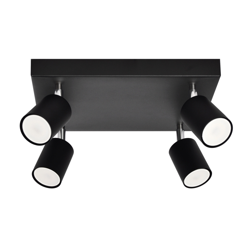 LED Bodové svítidlo TUNE 4xGU10/4,8W/230V černá
