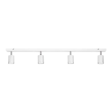 LED Bodové svítidlo TUNE 4xGU10/4,8W/230V matný chrom/bílá