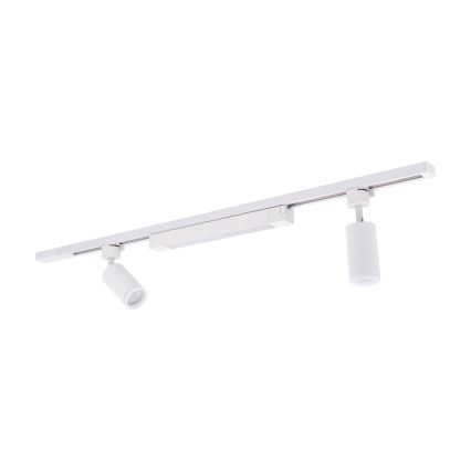 LED Bodové svítidlo v lištovém systému TRACER 2xGU10/10W/230V + LED/20W 1 m bílá