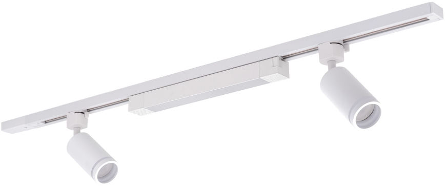 LED Bodové svítidlo v lištovém systému TRACER 2xGU10/10W/230V + LED/20W 1 m bílá