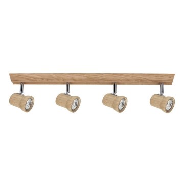 LED Bodové svítidlo VENLA 4xGU10/3W/230V dub