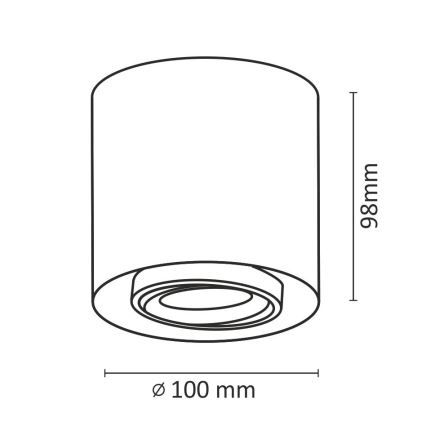 LED Bodové svítidlo XENO LED/10W/230V bílá 800lm
