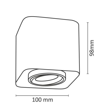 LED Bodové svítidlo XENO LED/10W/230V bílá 800lm