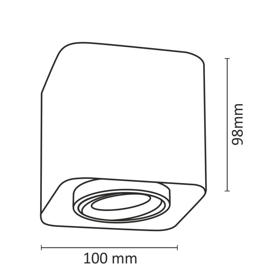 LED Bodové svítidlo XENO LED/10W/230V bílá 800lm