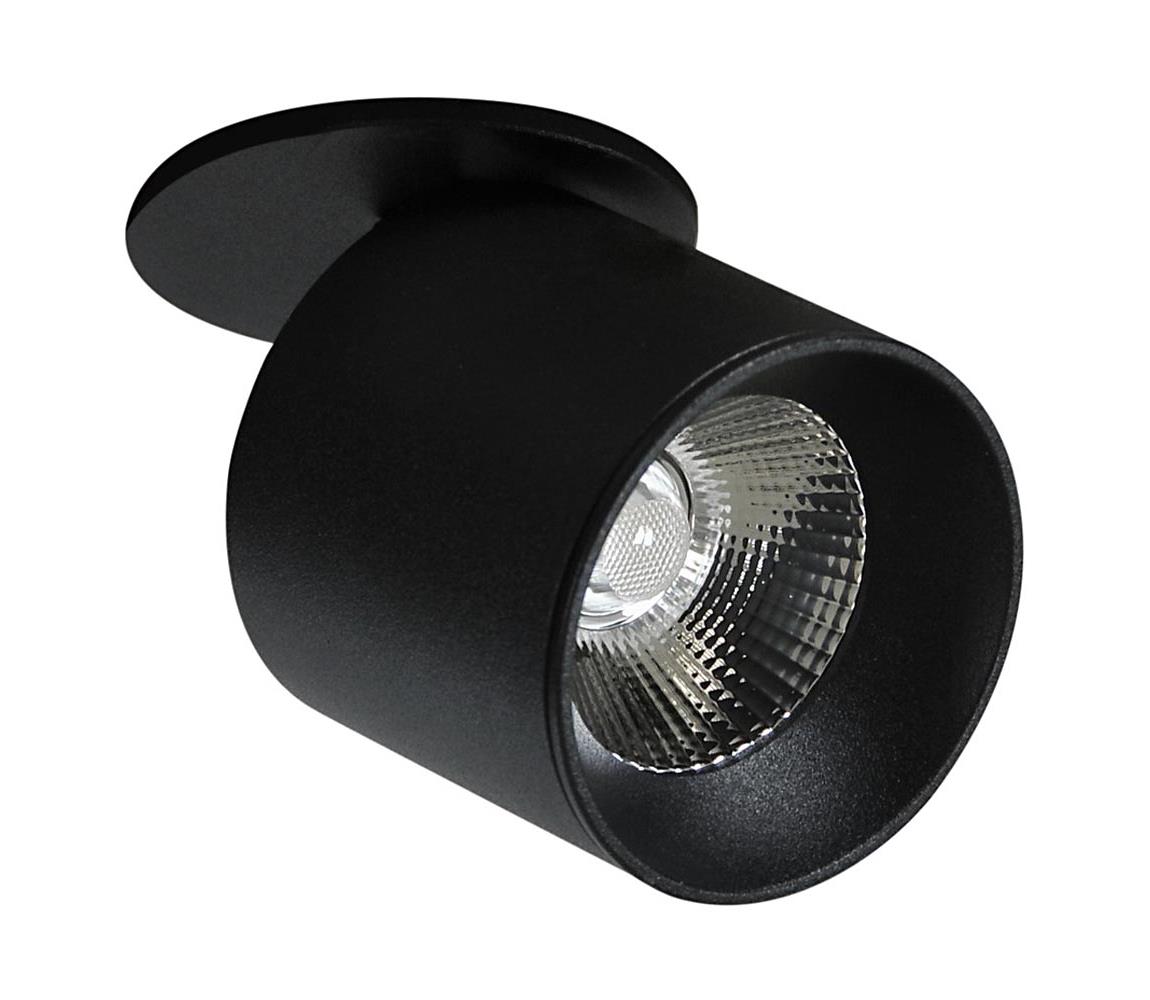 Polux LED Bodové zápustné svítidlo HARON 1xLED/10W/230V černá SA1470