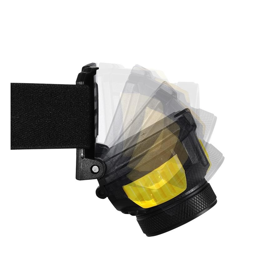 LED Čelovka 2xLED/5W/3xAAA + LED/3W