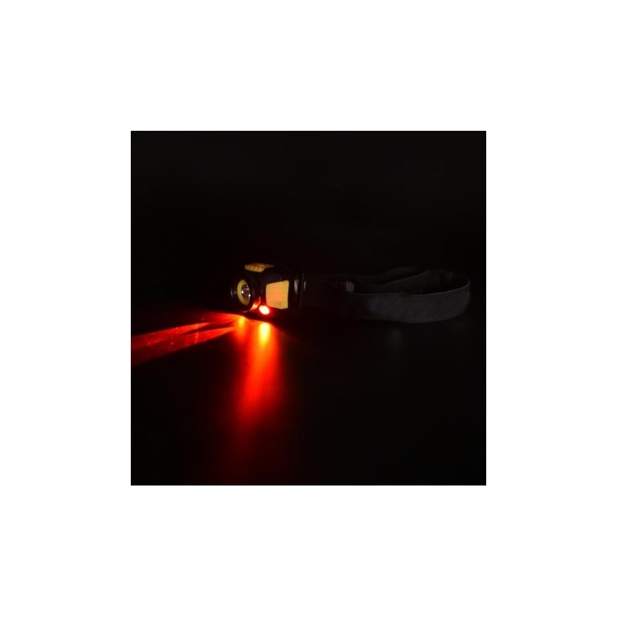 LED Čelovka 2xLED/5W/3xAAA + LED/3W