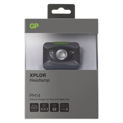 LED Čelovka GP CREE SMD 2xLED/3xAAA