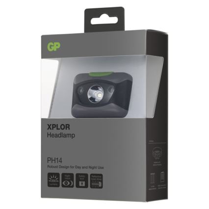 LED Čelovka GP CREE SMD 2xLED/3xAAA