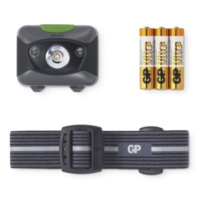 LED Čelovka GP CREE SMD 2xLED/3xAAA