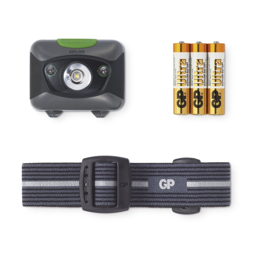 LED Čelovka GP CREE SMD 2xLED/3xAAA