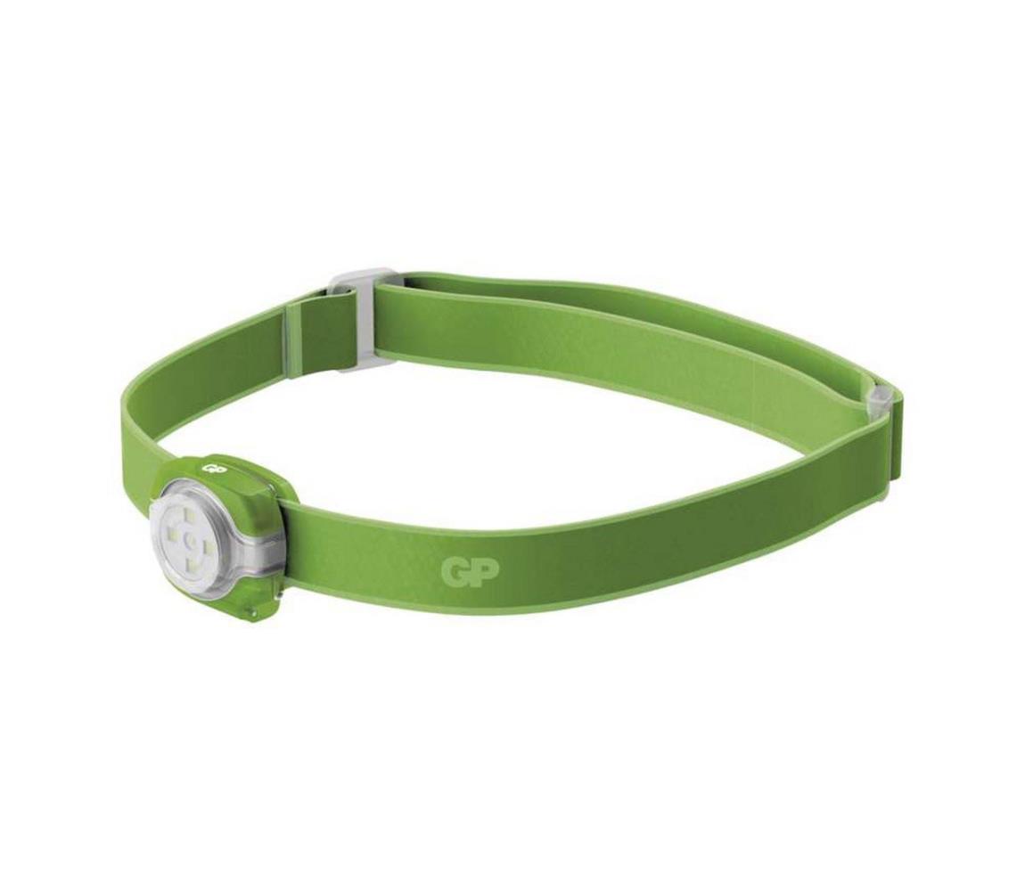 EMOS LED Čelovka GP EVERYBODY 4xLED/2×CR2025 zelená EMS391