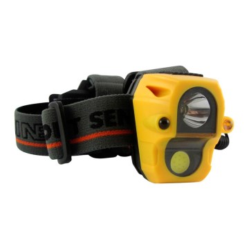 LED Čelovka se senzorem LED/3W/3xAAA