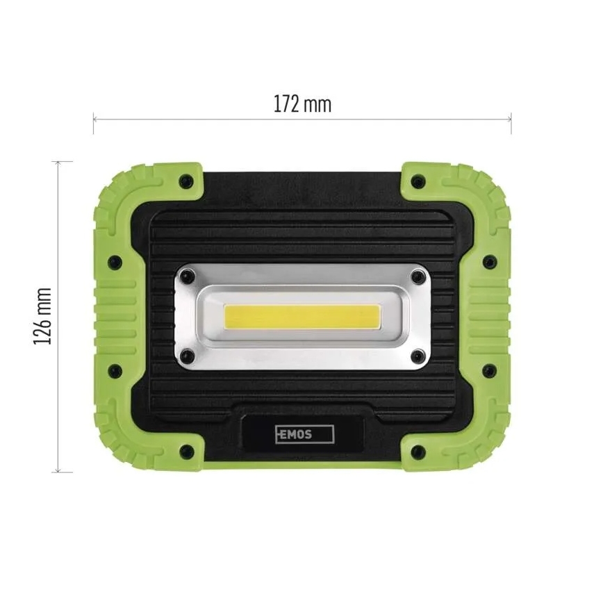 LED COB Nabíjecí reflektor LED/3,7V 3000 mAh IP44