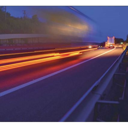 LED Couvací světlo automobilu SINGLE LED/1W/12V IP67 stříbrná