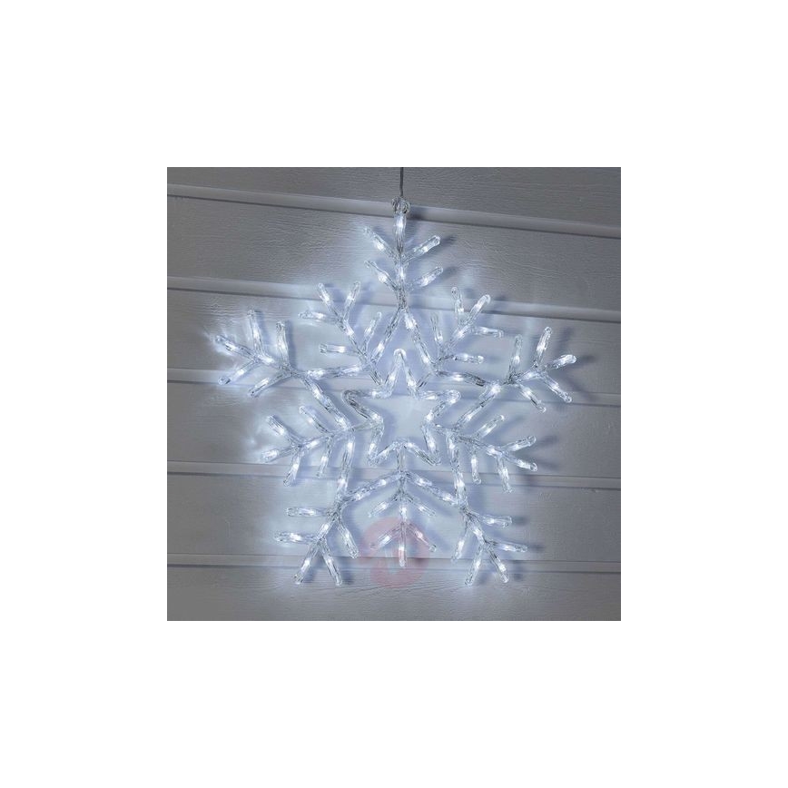 LED Dekorace do okna SNOW FLAKE 90xLED/230V
