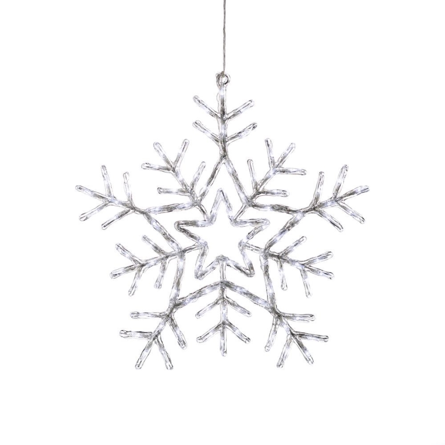LED Dekorace do okna SNOW FLAKE 90xLED/230V