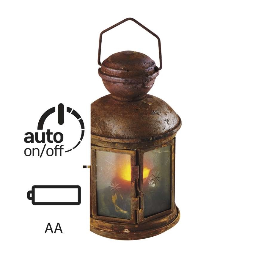 LED Dekorační lucerna VINTAGE 1xLED/1,5W/3xAA