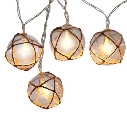 LED Dekorační řetěz AHNE 10xLED/2xAA 2,1 m teplá bílá