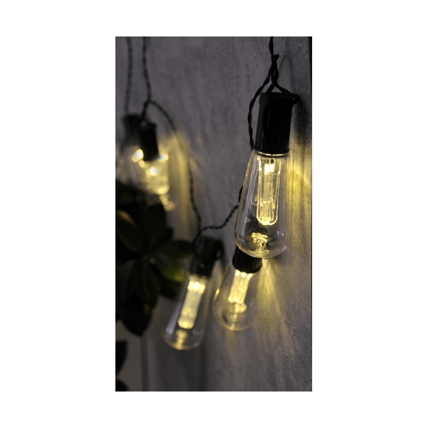 LED Dekorační řetěz EDISON 2,65 m 10xLED/2xAA