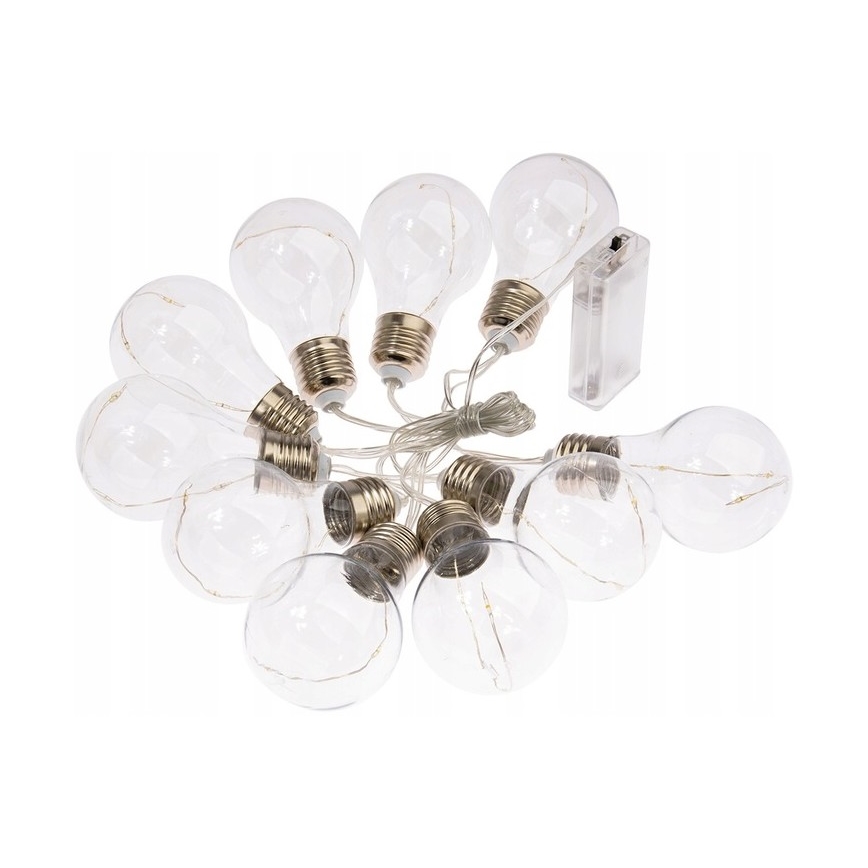 LED Dekorační řetěz SMOLDER 2,1 m 10xLED/2xAA
