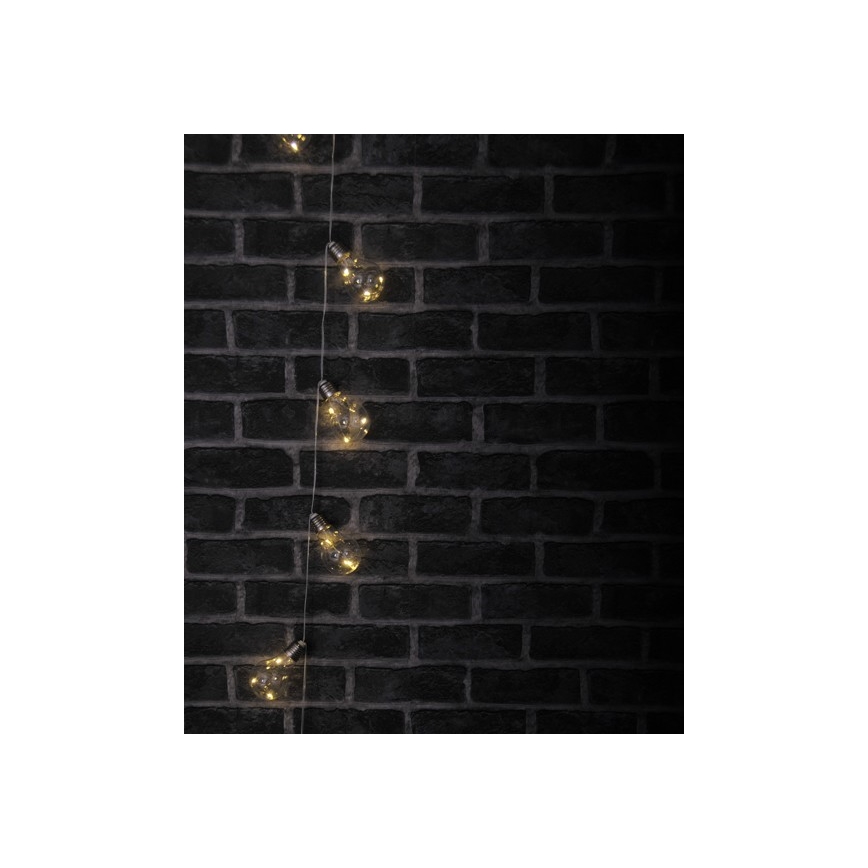 LED Dekorační řetěz SMOLDER 2,1 m 10xLED/2xAA