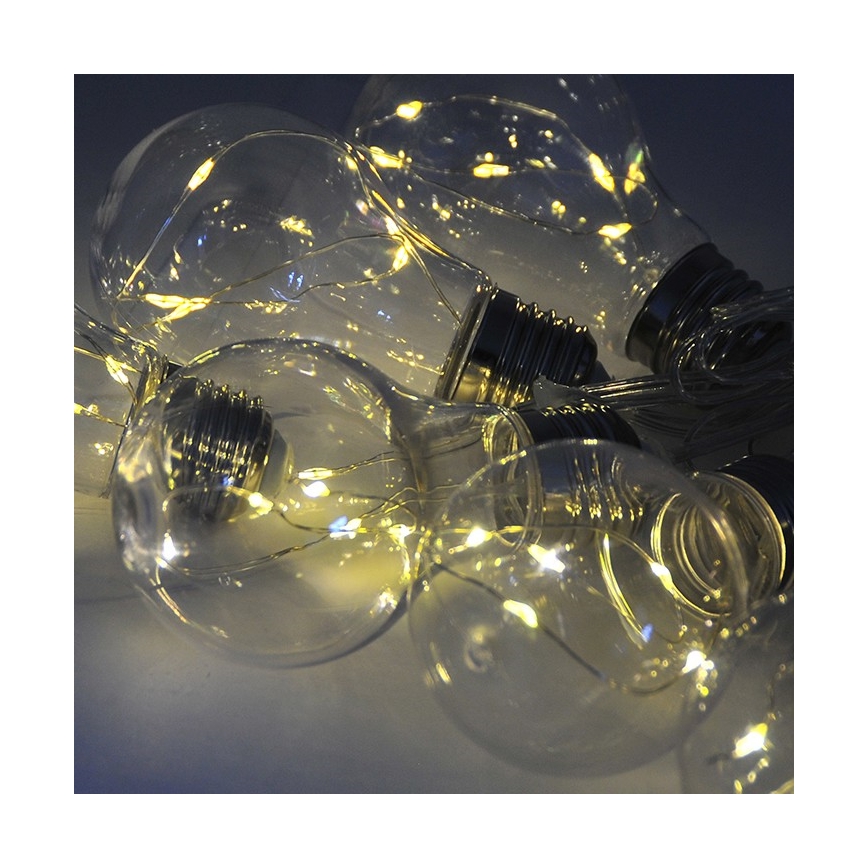 LED Dekorační řetěz SMOLDER 2,1 m 10xLED/2xAA