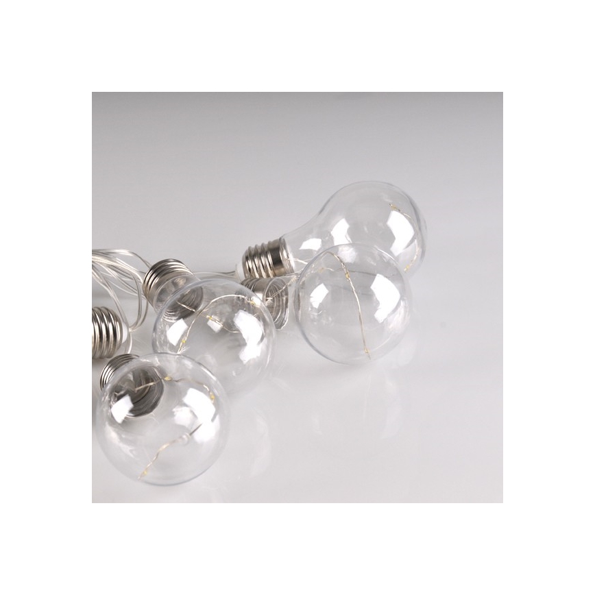 LED Dekorační řetěz SMOLDER 2,1 m 10xLED/2xAA