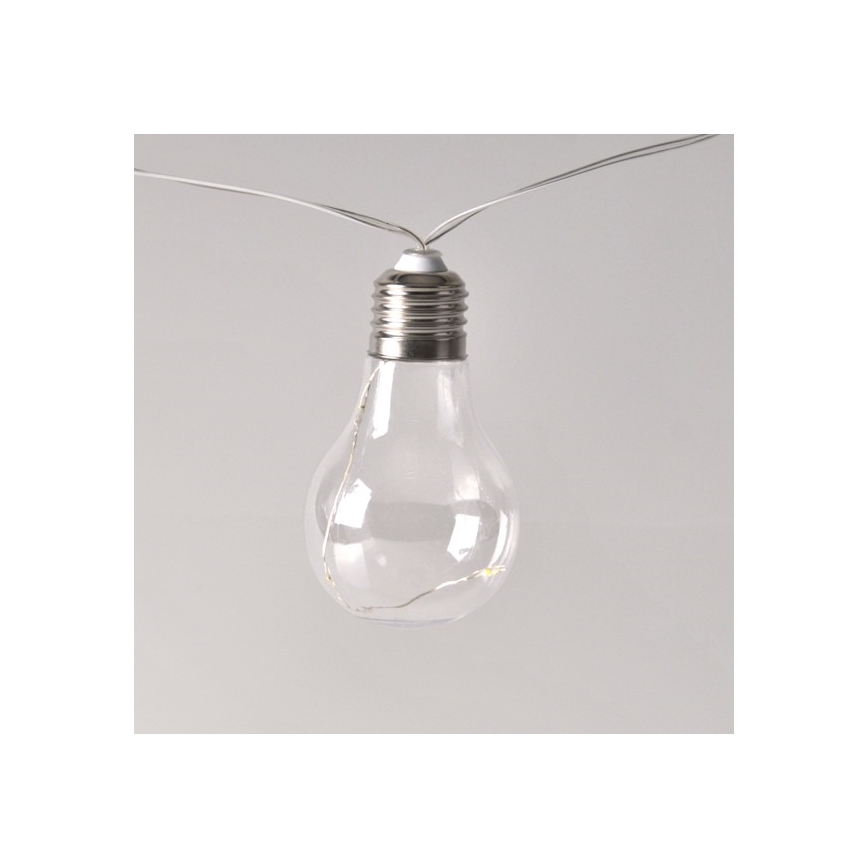 LED Dekorační řetěz SMOLDER 2,1 m 10xLED/2xAA