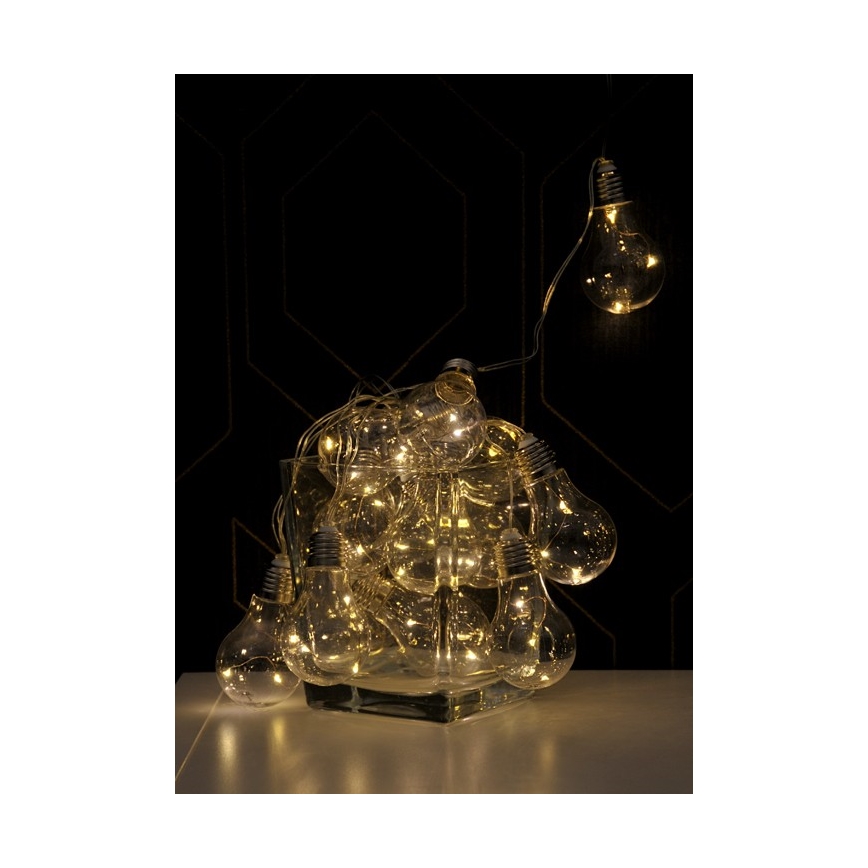 LED Dekorační řetěz SMOLDER 5,3 m 20xLED/2,7W/230V