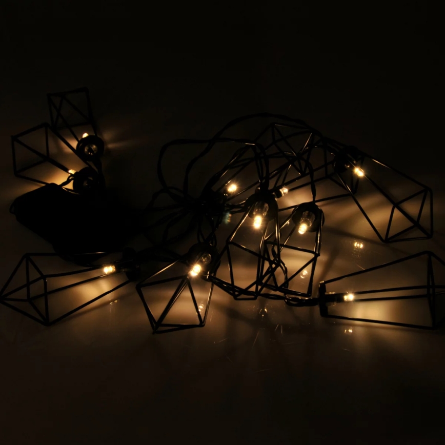 LED Dekorační svítidlo ALBORG 10xLED/2xAA