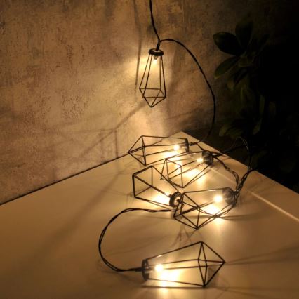 LED Dekorační svítidlo ALBORG 10xLED/2xAA